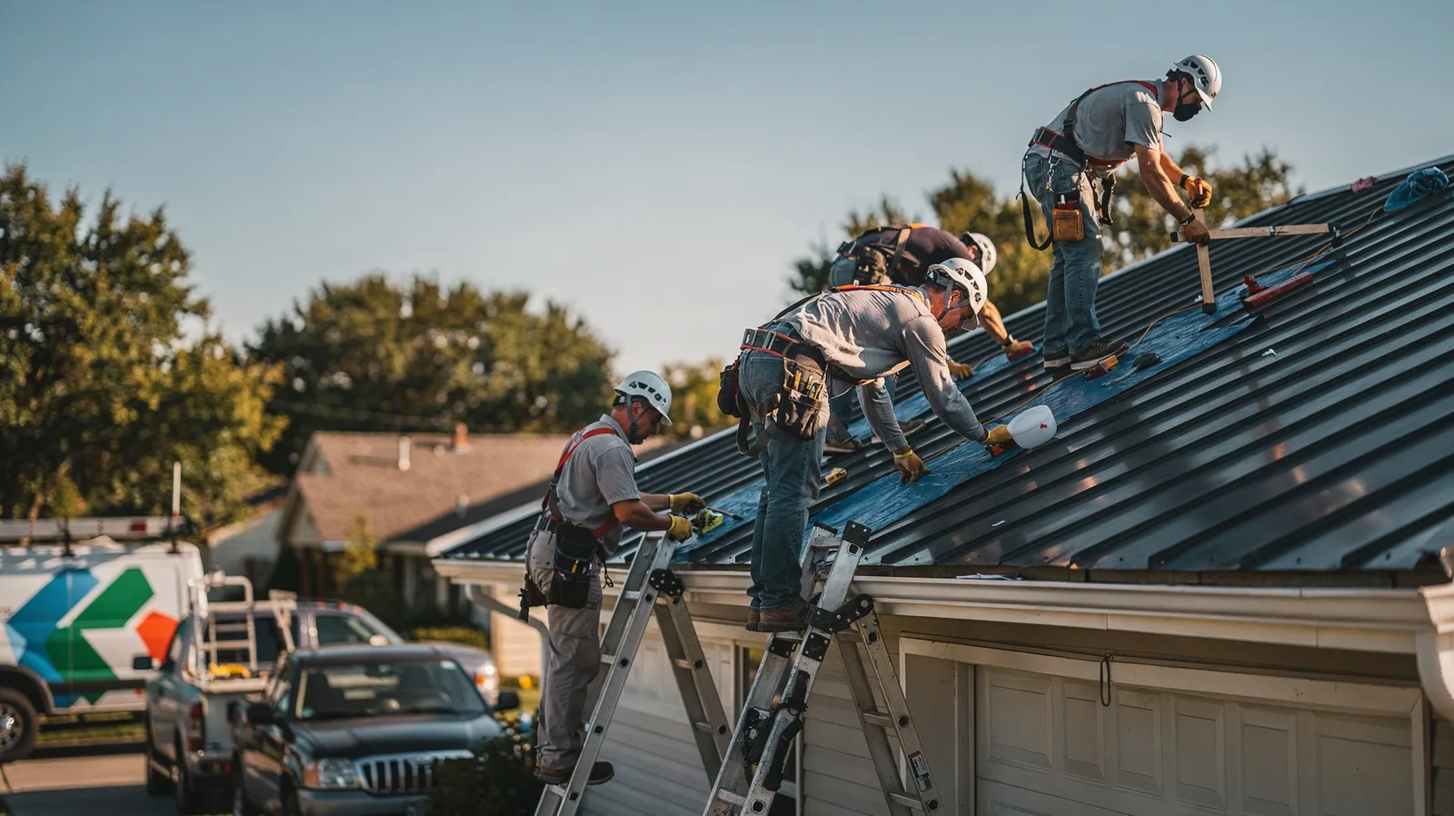 Metal Roof Installation in Cambria, IL near me